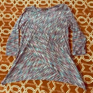 🎀Last Day 10/15🎀 Purples&Blues Knit Tunic